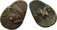 Celtic coins Denier Santons (attribution ancienne) SANTONS (région de la Saintonge) Denier en argent SANTONOS ARIVOS TTB -