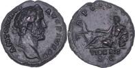 Roman Empire 140 - 144 AD. Antoninus Pius AE As – TIBERIS SC gVF