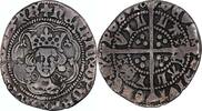 England 1422 – 1430 Henry VI AR Halfgroat – House of Lancaster – Annulet Issue (Calais Mint) aVF