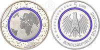 Deutschland BRD 5 Euro Blauer Planet Erde - mit Polymerring -