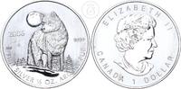 Kanada 1 Dollar Wolf - 1/2 oz Silber -