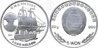 Südkorea 5 Won Lord Nelson - H.M.S. Victory -