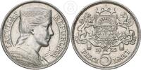 Lettland 5 Lati BALTIC STATES - LATVIA ( LETTLAND ) - FIRST REPUBLIC, 1918-1939 - 5 Lati 1932 -