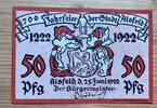 Hessen 50 Pfennig Notgeld der Stadt Alsfeld -
