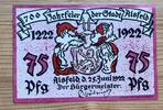 Hessen 75 Pfennig Notgeld der Stadt Alsfeld -
