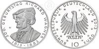 Deutschland BRD 10 Euro 10 € Gedenkmünze - 200. Geburtstag Richard Wagner -