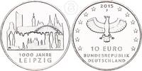 Deutschland BRD 10 Euro 10 € Gedenkmünze - 1000 Jahre Leipzig -