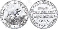 Anhalt-Bernburg Taler Anhalt Bernburg - Herzog Alexander Karl (1834-1863) - Ausbeutetaler -