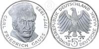 Deutschland BRD 5 Mark 5 Deutsche Mark - 200. Geburtstag von Carl Friedrich Gauss -