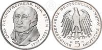Deutschland BRD 5 Mark 5 Deutsche Mark - 150. Todestag von Carl Reichsfreiherr vom und zum Stein -