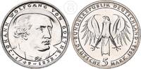 Deutschland BRD 5 Mark 5 Deutsche Mark - 150. Todestag von Johann Wolfgang von Goethe -