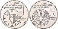 Deutschland BRD 5 Mark 5 Deutsche Mark - Europäisches Jahr der Musik 1985 -