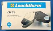 Zubehör von Leuchtturm LED-Einschlaglupe LED-Einschlaglupe, 10-fache Vergrößerung, schwarz, Ø 18 mm -
