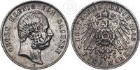 Deutsches Kaiserreich - Sachsen 5 Mark König Georg (1902-1904) -