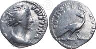 Römische Kaiserzeit Denar Denarius Rom - Faustina Frau des Antoninus Pius -