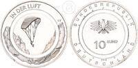 Deutschland BRD 10 Euro 10 € Gedenkmünze - In der Luft (Serie Luft bewegt) -