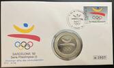 Spanien Numis Brief 2000 Ptas Numis Brief 2000 Ptas - Barcelona -