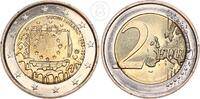 Finnland 2 Euro 2 Euro Gedenkmünze Gemeinschaftsausgabe - 30 Jahre Flagge der Europäischen Union -