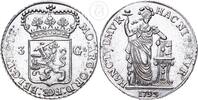 Niederlande 3 Gulden West Friesland -