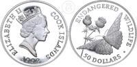 Cook Islands 50 Dollars 50 Dollars Cook Islands - Elizabeth II - Gefährdete Tierwelt - Kaisermantel -