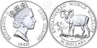 Cook Islands 50 Dollars 50 Dollars Cook Islands - Elizabeth II - Gefährdete Tierwelt - Mufflon -