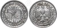 Deutschland - Weimar 50 Pfennig Weimarer Republik - 50 Pfennig Kursmünze -
