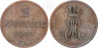 Braunschweig-Calenberg-Hannover 2 Pfennige Königreich Hannover (1813 - 1866) -