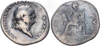 Römische Kaiserzeit Denar Kaiser Vespasian Denarius - Vespasianus (69-79) Rom -