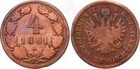 Österreich 4 Kreuzer Franz Joseph I. 1848-1916 -