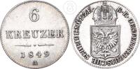 Österreich 6 Kreuzer Franz Joseph I. 1848-1916 -