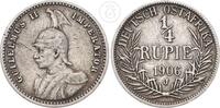 Deutsch Ost Afrika 1/4 Rupie Kolonie des Deutschen Kaiserreiches - Deutsch-Ostafrika - key Date -