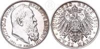 Deutsches Kaiserreich - Bayern 2 Mark 2 Reichsmark Prinzregent Luitpold - zum 90. Geburtstag -