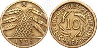 Deutschland - Weimar 10 Pfennig Weimarer Republik - 10 Reichspfennig Kursmünze -