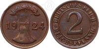Deutschland - Weimar 2 Pfennig Weimarer Republik - 2 Pfennig Kursmünze -