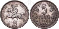 Litauen 5 Litai erste Republik -