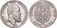 Württemberg 2 Mark 2 Reichsmark König Karl (1864-1891) -
