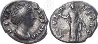 Römische Kaiserzeit Denar Denarius Rom - Diva Faustina I., Frau des Antoninus Pius (140-141) -