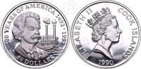 Cook Inseln 50 Dollar 500 Years of America 1492–1992 -