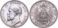 Lippe 3 Mark 3 Reichsmark Leopold IV Fürst zur Lippe -