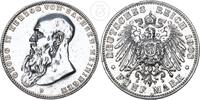 Sachsen Meiningen 5 Mark Georg II. 1866-1914 -