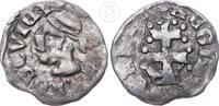 Ungarn Denar Ludwig I. (1342-1382) Sarazenenkopf / Doppelkreuz -