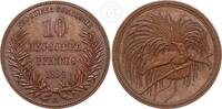 Deutsch Neuguinea 10 Pfennig Kolonie des Deutschen Kaiserreiches - Deutsch Neu Guinea - Paradiesvogel -