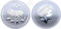 Australien 1 Dollar 1 Unze Silber Lunar II Serie: Jahr des Schweins -