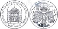 Deutschland - Bruchsal Silbermedaille Wiederaufbau des Bruchsaler Schlosses 1945 - 1975 -