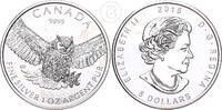 Kanada 5 Dollar 1 Unze 1 Unze Silber - Schneeeule - 1 oz Silber -