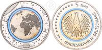 Deutschland BRD 5 Euro 5 € Gedenkmünze - Planet Erde - Blauer Planet -