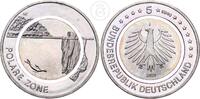 Deutschland BRD 5 Euro 5 € Gedenkmünze - Polare Zone (Serie Klimazonen der Erde) -