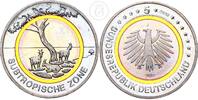 Deutschland BRD 5 Euro 5 € Gedenkmünze - Subtropische Zone (Serie Klimazonen der Erde) -