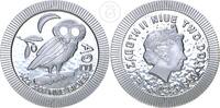 Niue 2 Dollars 1 Unze Silber Eule von Athen -