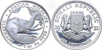 Somali Republic 100 Schillings 1 oz Silber African Wildlife - Somalia Elefant -